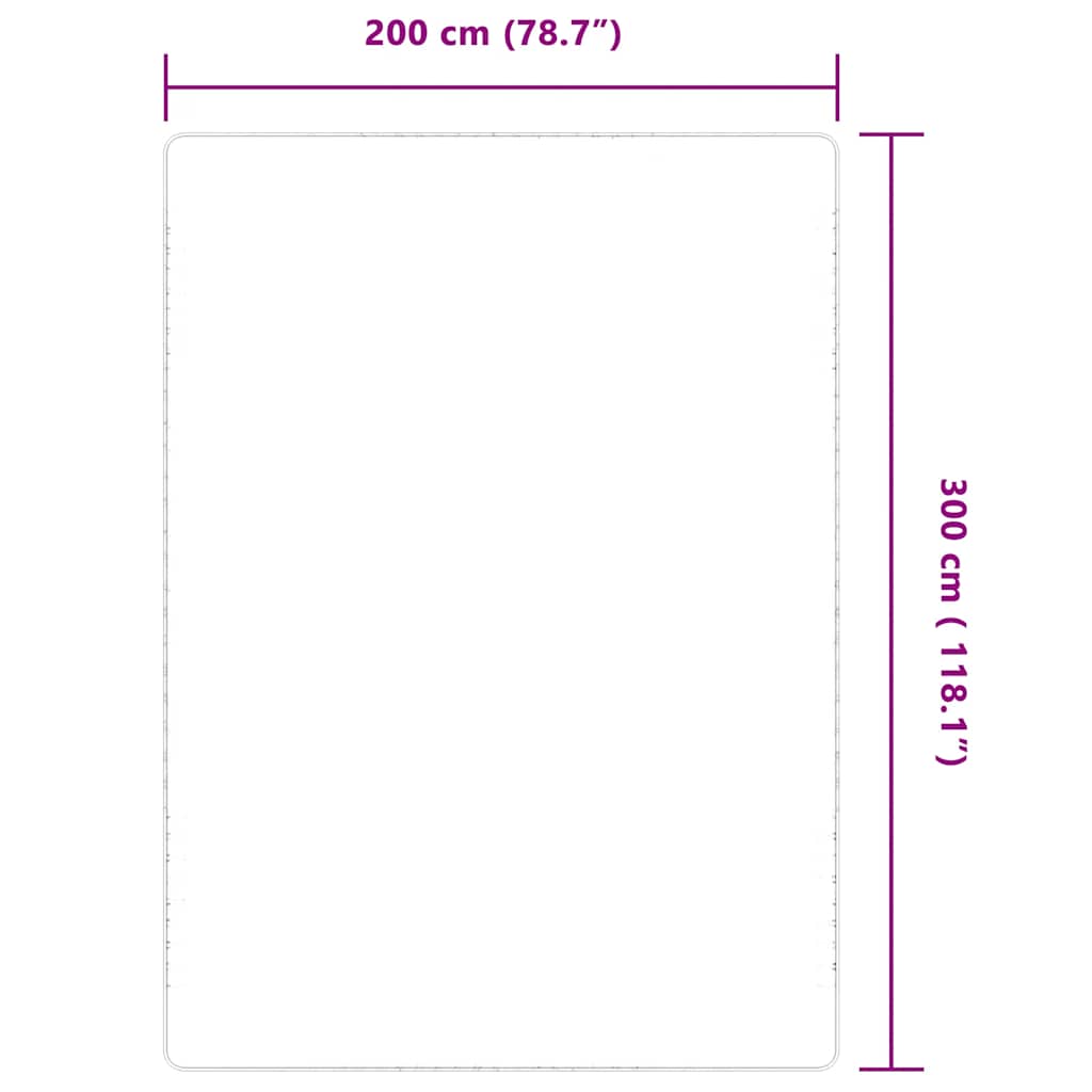 Tapete de juta com apoio de látex 200x300 cm vidaXL - 5