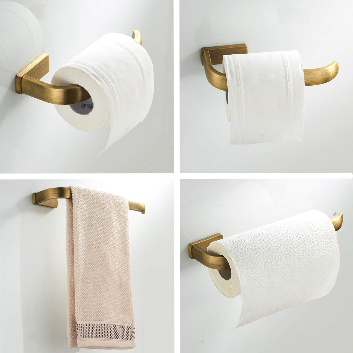 40 CM PORTE-SERVIETTE Mural Porte-serviettes En Papier Acier Inoxydable