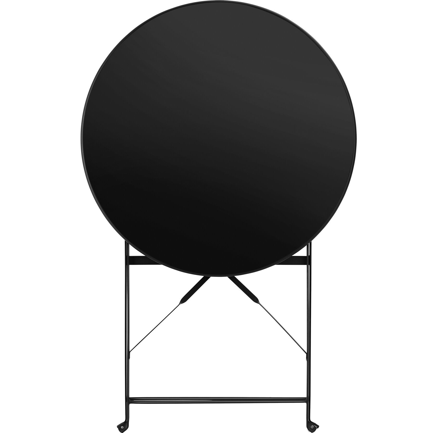 Set tavolo da bistrot nero, pieghevole per 2 persone TECTAKE - 4