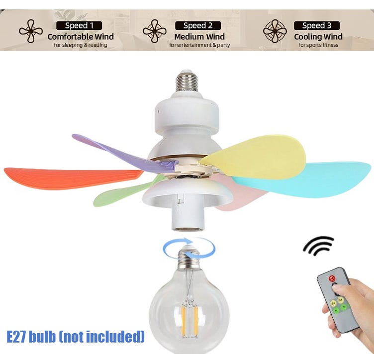 Ventilatore Soffitto Con Luce Surtime 122cm - Motore DC Silenzioso, Telecomando/APP, 6 Velocità, Reversibile, Bianco - Foto 6