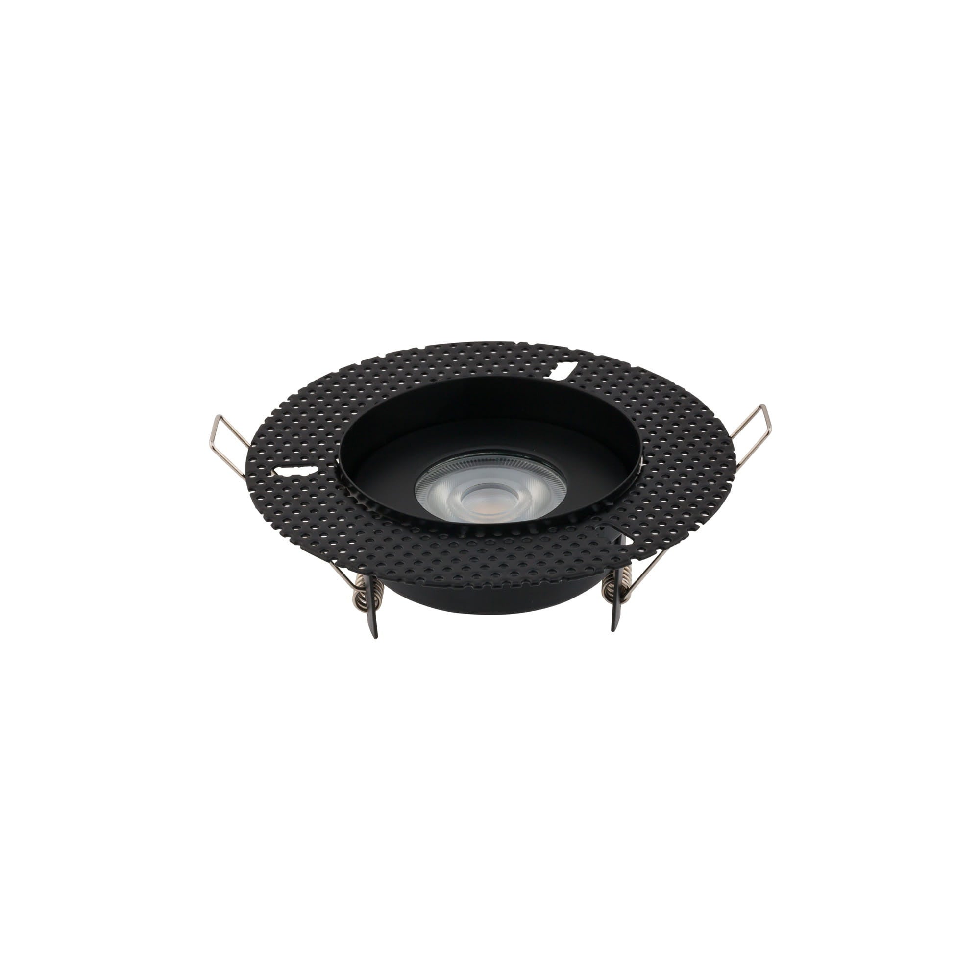 Oprawa sufitowa wpuszczana podtynkowa Echo czarna 1xGU10x15W okrągła IP54 wym: 12,5 x 12,5 cm aluminium Nowodvorski Lighting