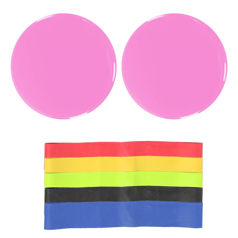 Disques De Glisse Bala – Rose Et Noir – Lot De 2 Avec Sac – Fitness