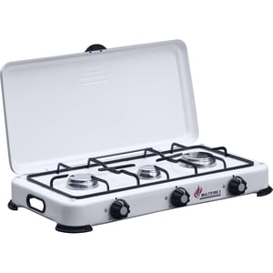 Fornello A Gas 4200W 3 Livelli Di Riscaldamento Accensione Piezoelettrica Grandi Volumi Riscaldatore Ausiliario A Gas Intec 89320944
