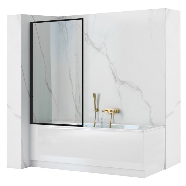 PARE-BAIGNOIRE REA LAGOS FIX 70 BLACK