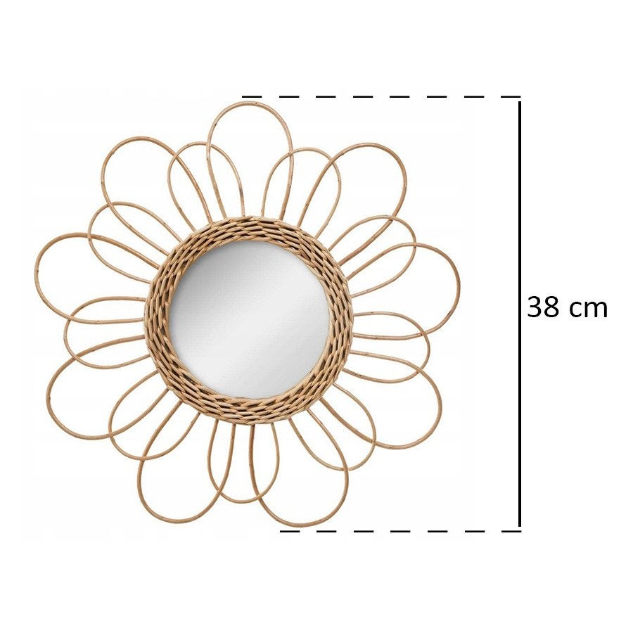Atmosphera - Specchio in rattan 