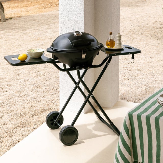 CREATE - BBQ SURFACE 2 IN 1 - Barbecue elettrico pieghevole con corpo rimovibile