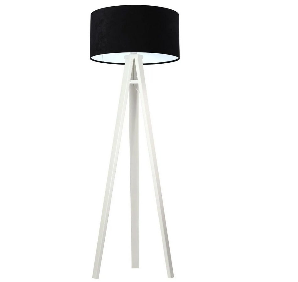 Lampa stojąca HOME 50 czarna/biała