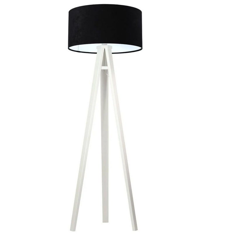 Lampa stojąca HOME 50 czarna/biała