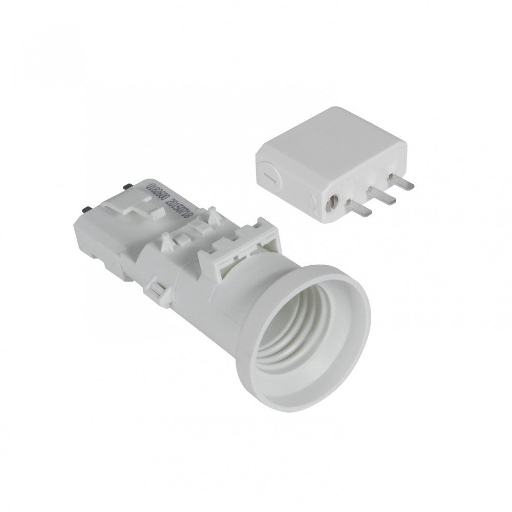 Presa B22 e spina DCL in plastica bianca DEBFLEX - 3