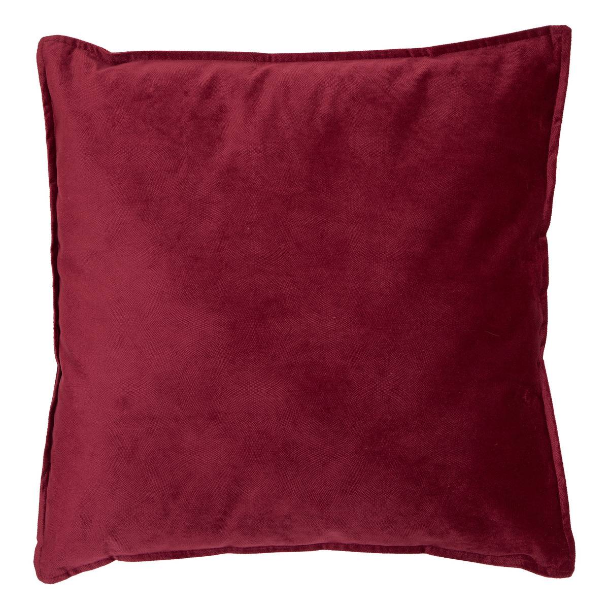 Cuscino Decorativo Lilou ATMOSPHERA – Misura 45x45 Cm, Colore Rosso Granata, Per Arredamento Interno