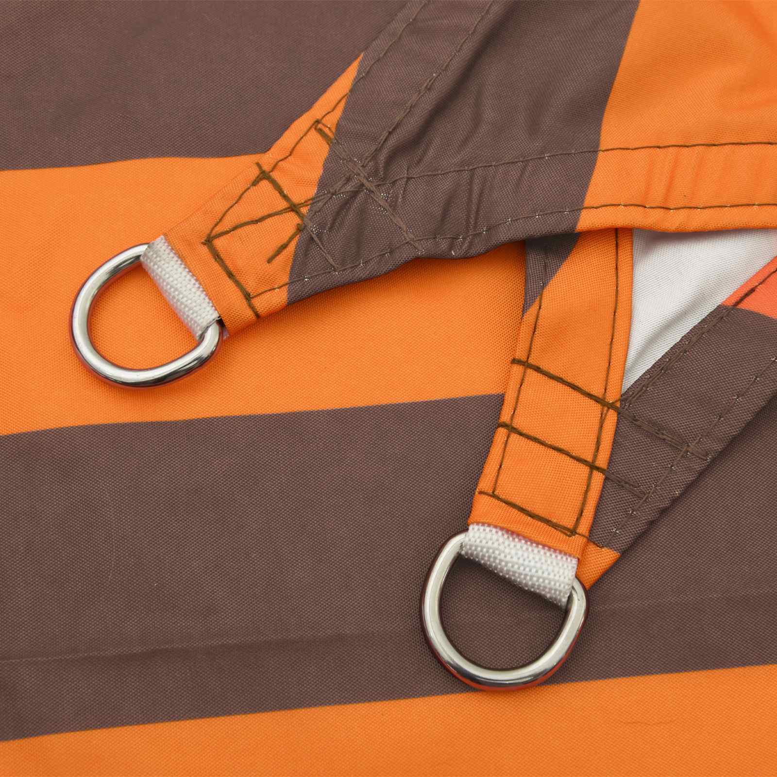 Voile d'ombrage triangulaire 6 x 6 x 6 m en polyester Oxford 100 % - 5