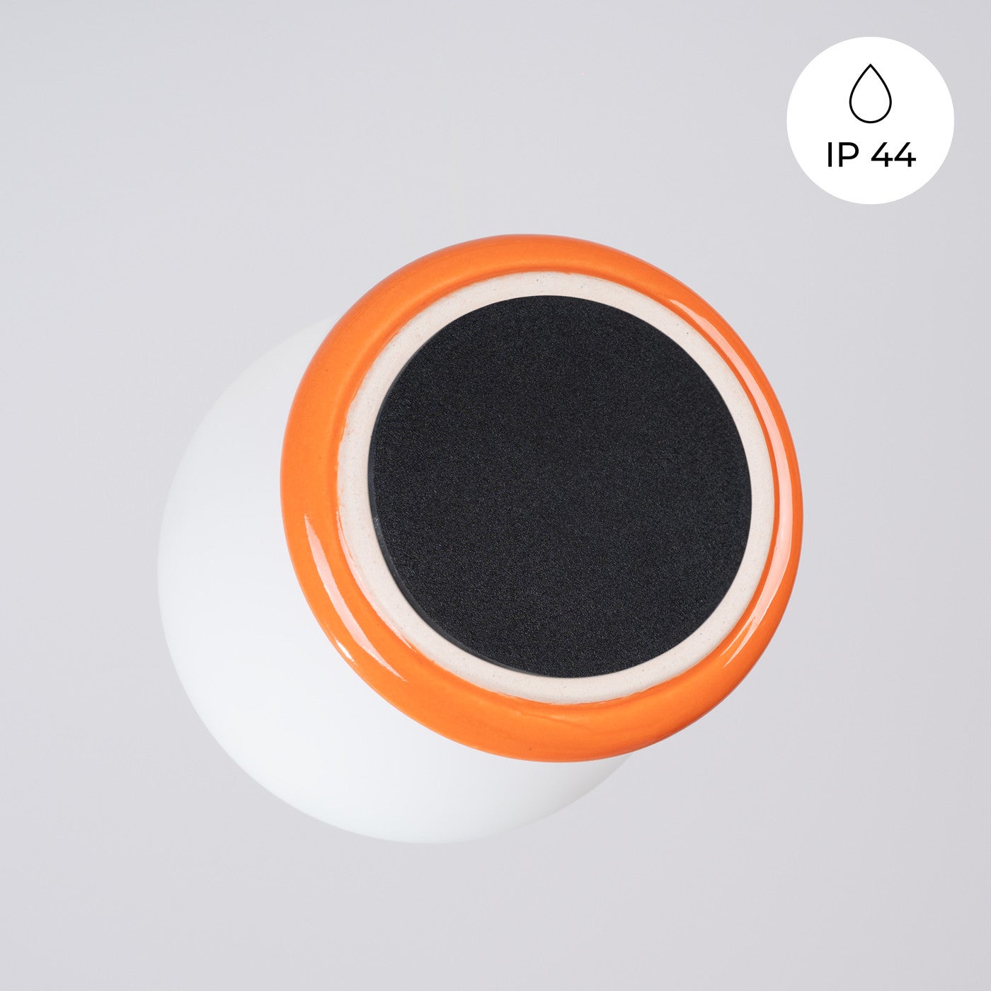 Kinkiet ścienny ceramiczny szkliwiony ZORI pomarańczowy 1xG9x15W ceramika / gips wym:12x12x16cm IP44 Sollux Lighting - 9