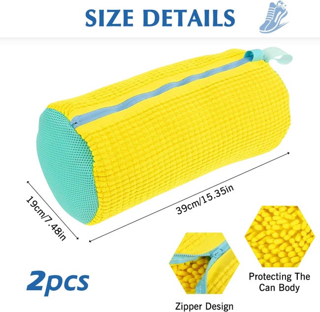 Protezione Lavatrice Per Scarpe Sacchetti Per Lavare Scarpe In Lavatrice - Imbottiti, Con Cerniera, Proteggono Scarpe E Lavatrice, Set Da 1 O 2 Sacco Lavaggio Imbottito Protezione Lavatrice Per Scarpe Sacchetti Per Lavare Scarpe In Lavatrice - Imbottiti, Con Cerniera, Proteggono Scarpe E Lavatrice, Set Da 1 O 2 Sacco Lavaggio Imbottito