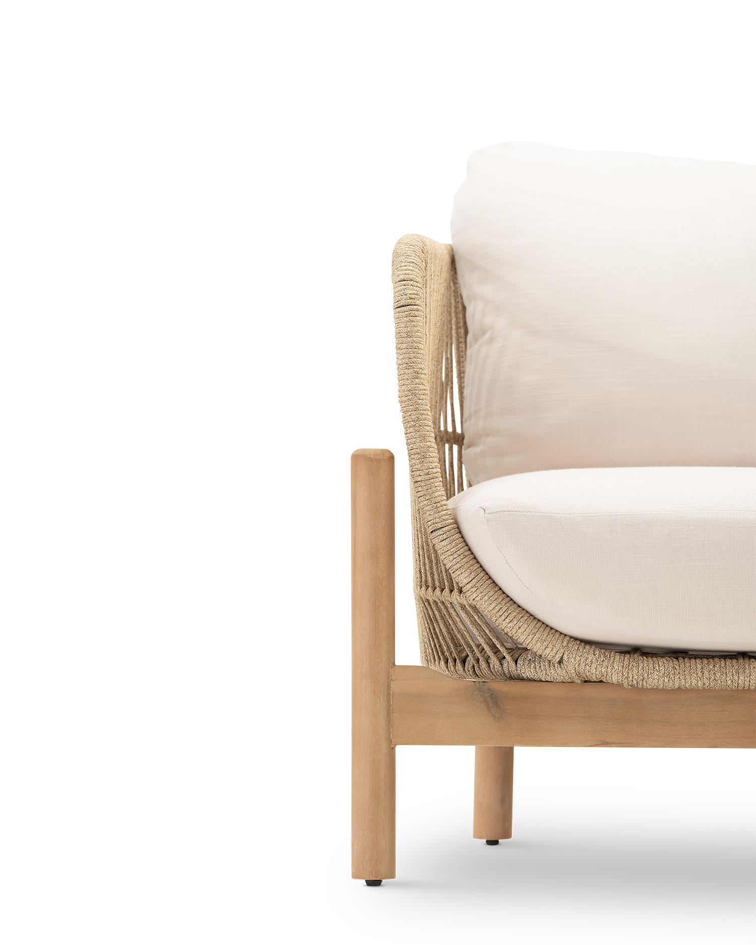 Canapé 2 places bois et corde - Provenza - 8