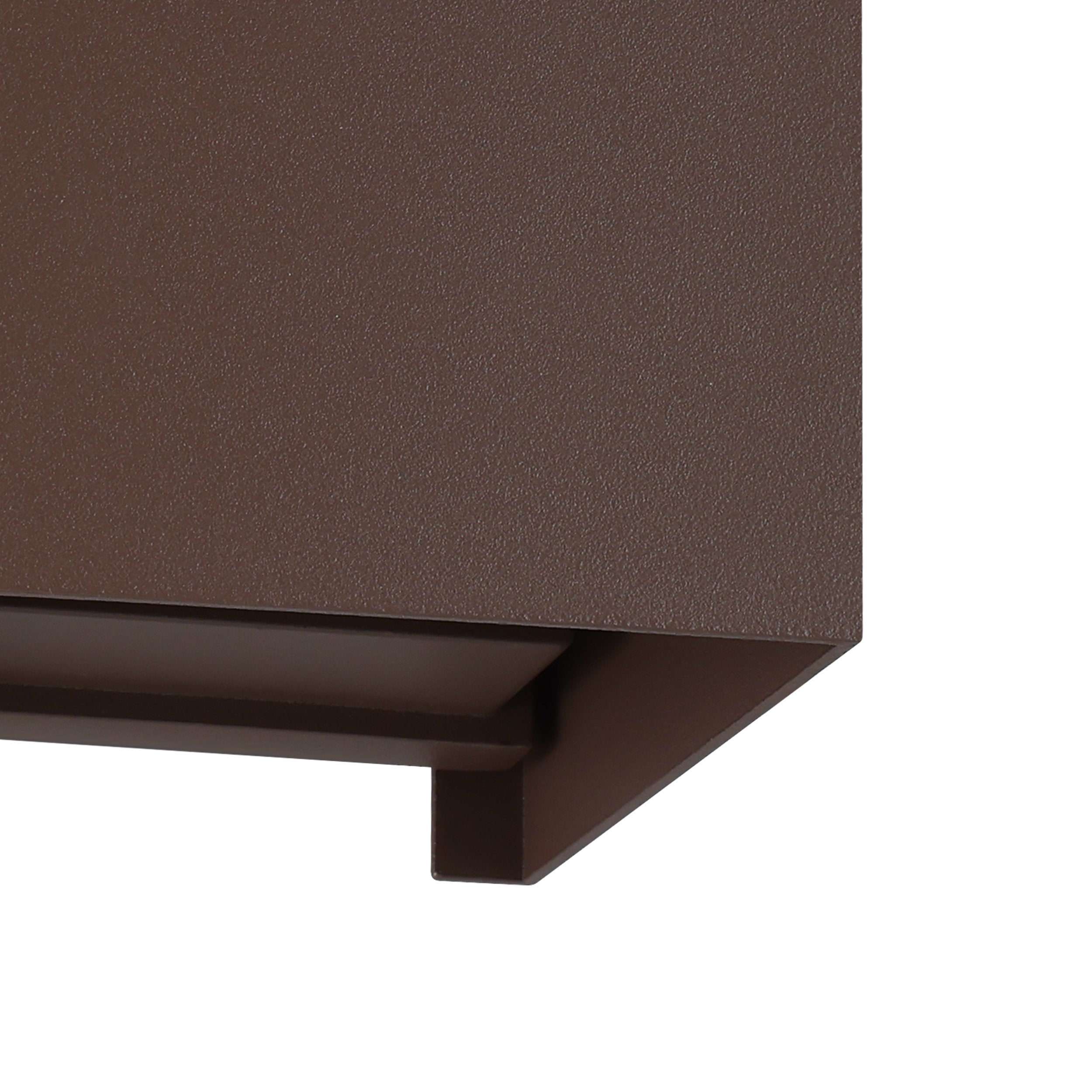 Applique LED per esterni Calpino 3, lampada a muro con illuminazione sopra e sotto, in metallo color marrone ruggine, lampada esterna - EGLO - 2