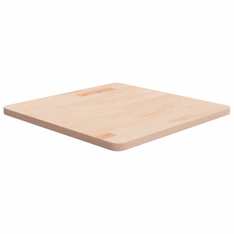 Vidaxl tablero de mesa cuadrada madera de roble sin tratar 60x60x2,5cm