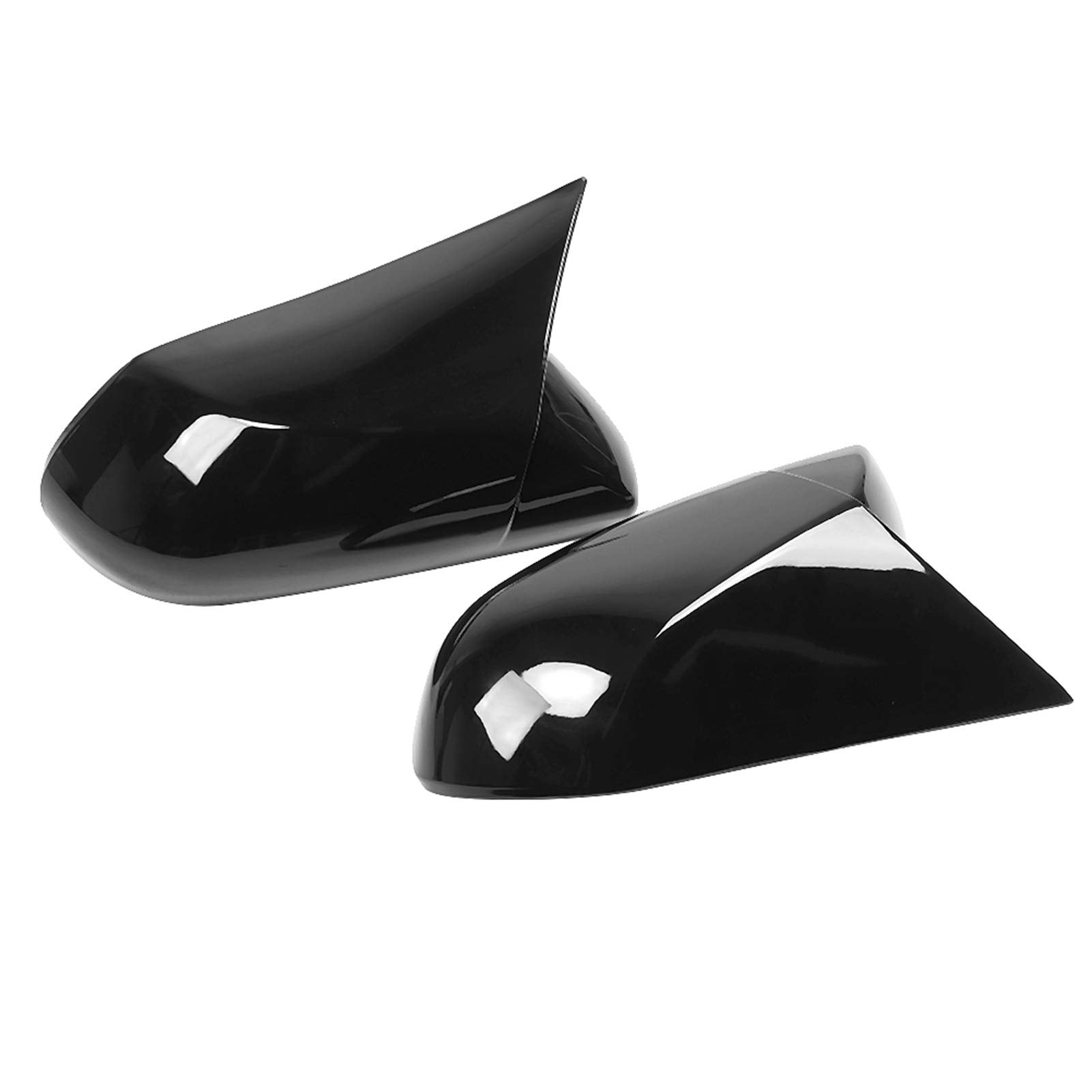 Copri specchietti AddOn adatti per Camry XV70 Le Se XLE XSe XLE 2018-2020 (nero lucido) - 7