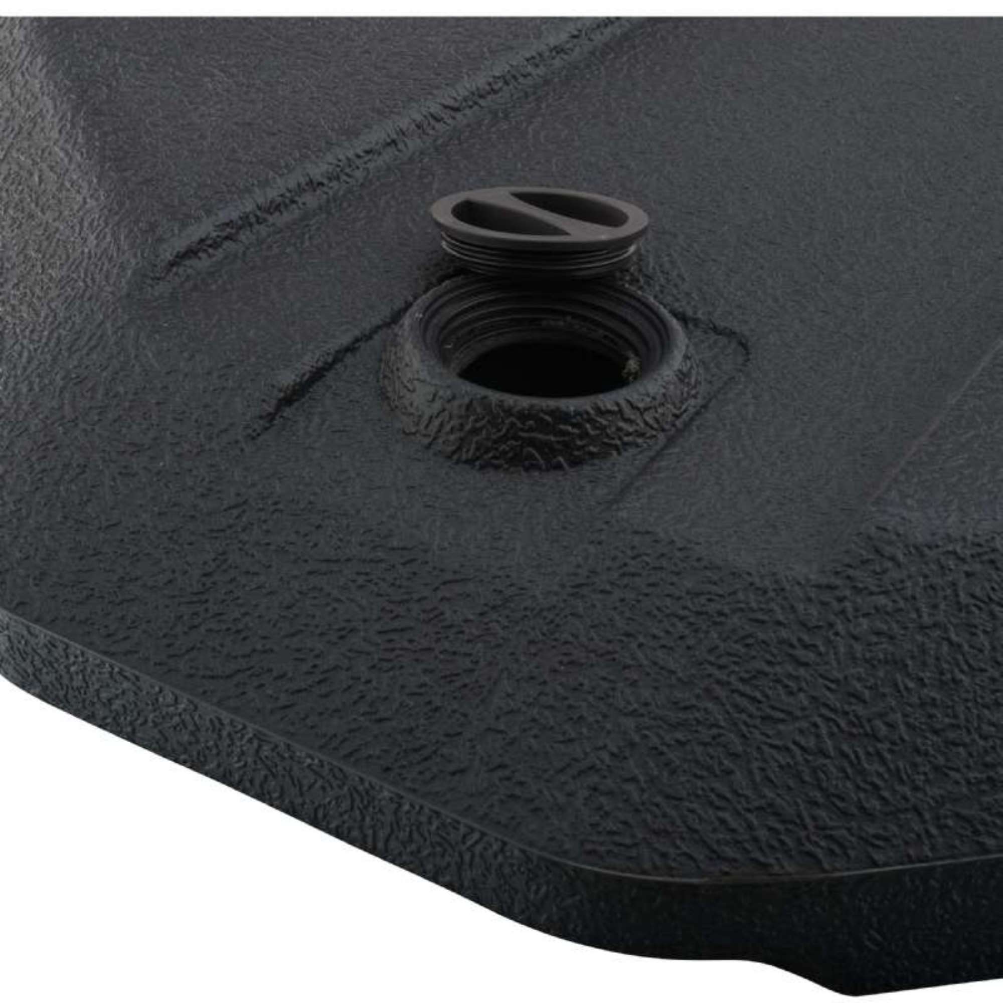 Dalle de lest à remplir pour parasol déporté anthracite - vendu à l'unité - Eda 19680 G.ANT SX4 - 3