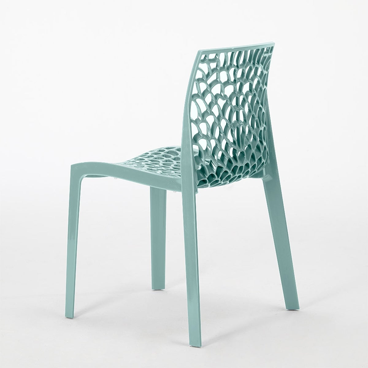 Chaise de jardin avec coussin Gruvyer en Polypropylène Vert - 3