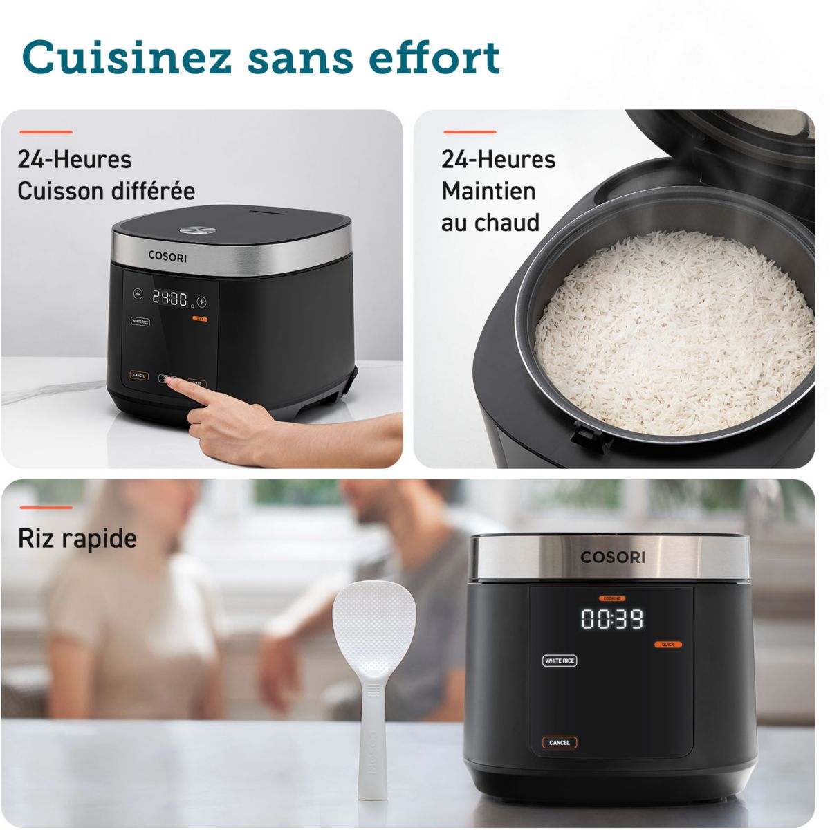 COSORI - Arrocera vaporera modelo Multi-Cooker 5 litros - 9