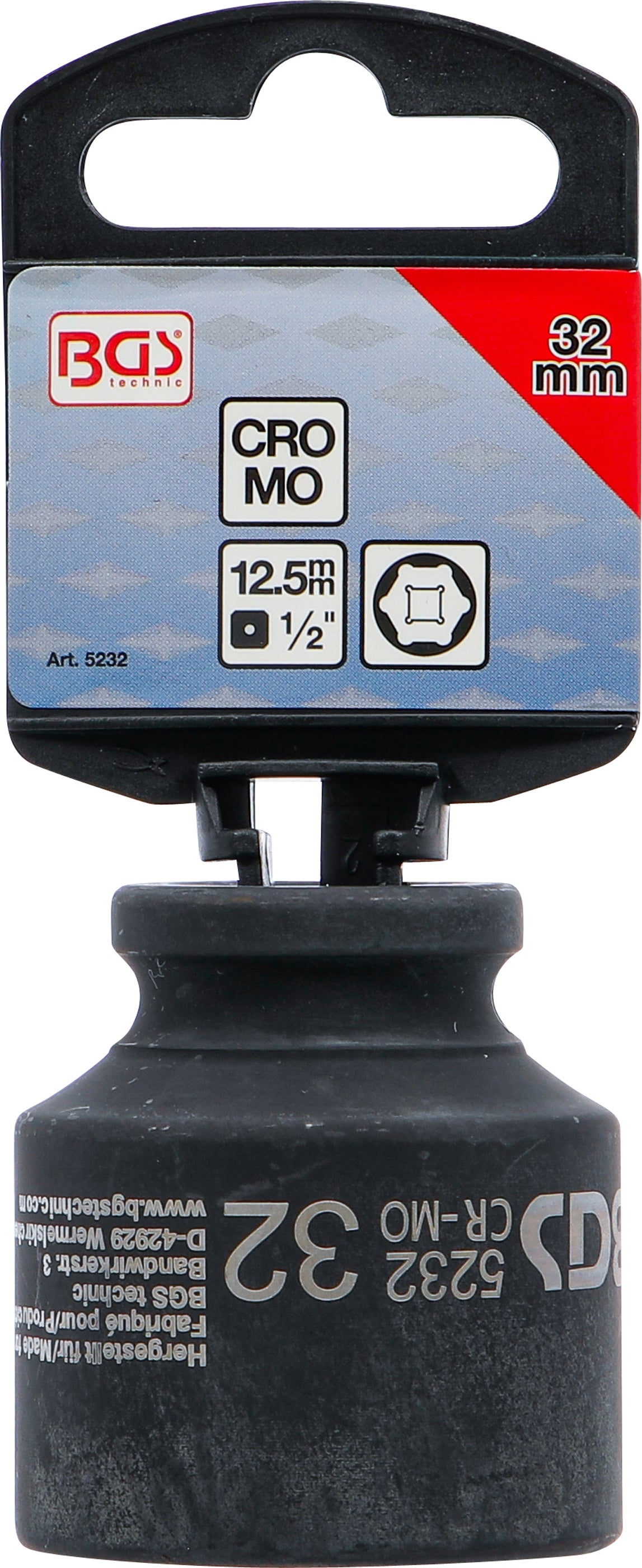 Douille à choc, six pans | 12,5 mm (1/2