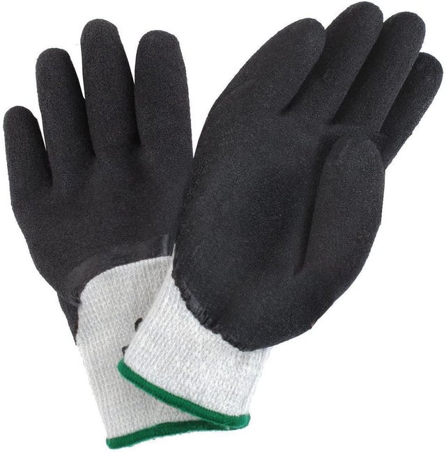 Copcape Guanti da donna invernali caldi e freddi, guanti termici da donna in lana merino lavorata a maglia, con spessa fodera Thinsulate, guanti touch screen da donna antiscivolo, Coriandoli neri