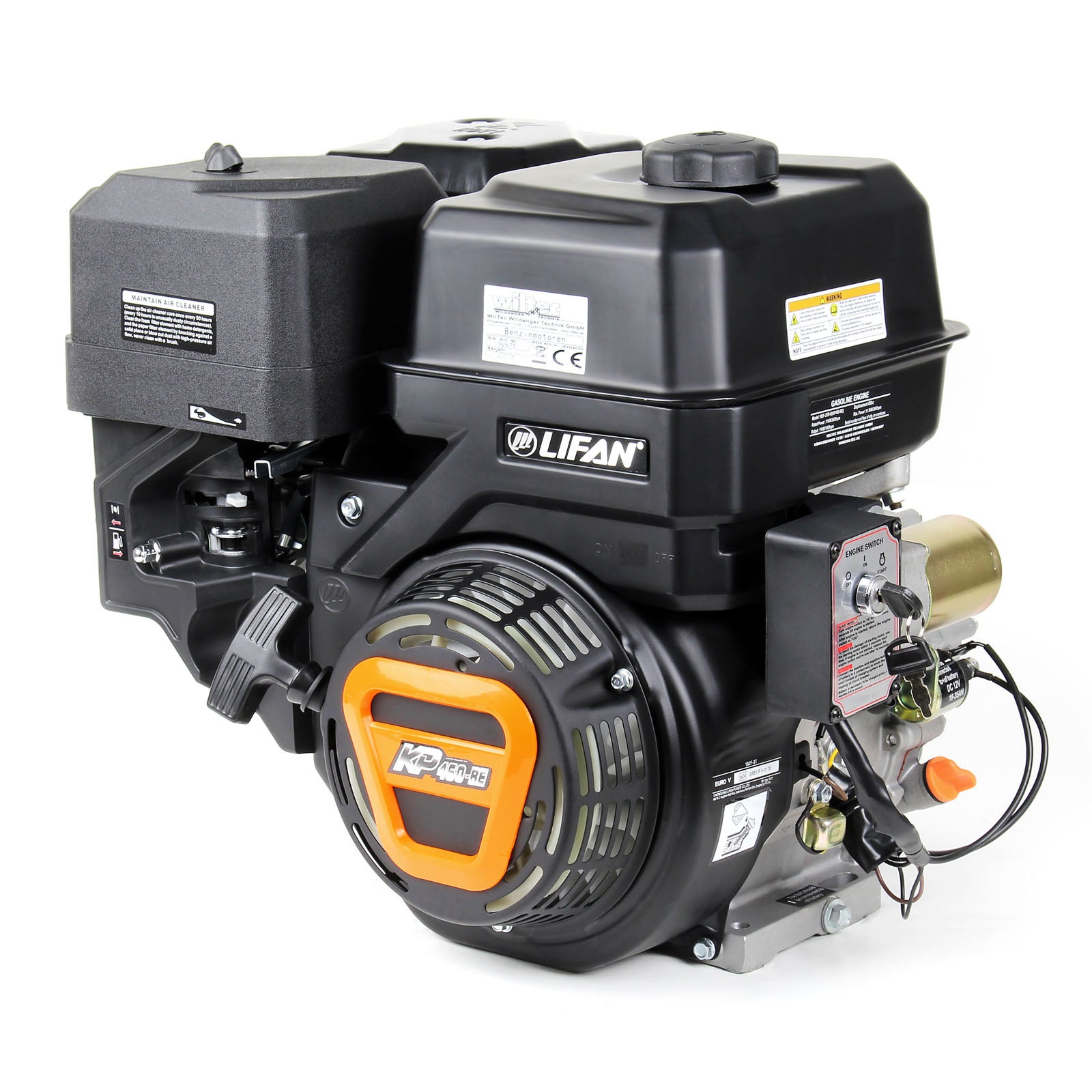 Moteur Essence LIFAN KP230 - 6,5 CV - 223cc 4 Temps OHV - Pour Plaques Vibrantes Et Matériel De Chantier - 6