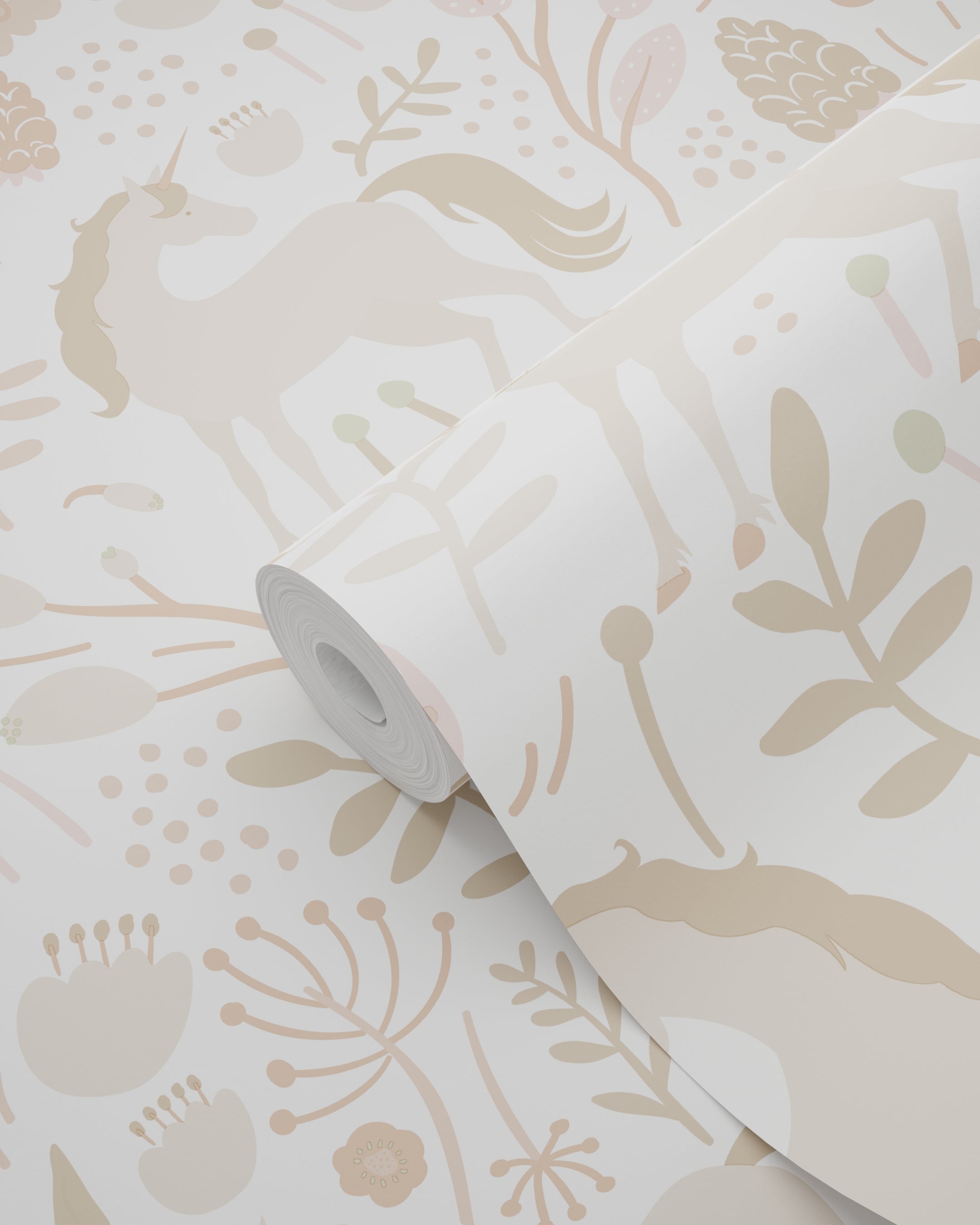 Papier peint licornes beige - 53 cm x 10.05 m - ESTAhome - 9