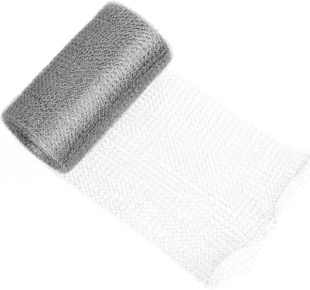 Siatka ze stali nierdzewnej na ślimaki, gryzonie, ptaki, szkodniki, myszy i do ogrodu, 12,7 cm x 3 m