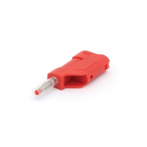 Lot De 4 Fiches Bananes Isolées 4mm En Cuivre Pur - Pour Multimètre, Alimentation, Tests Audio (14.4x30.7mm)