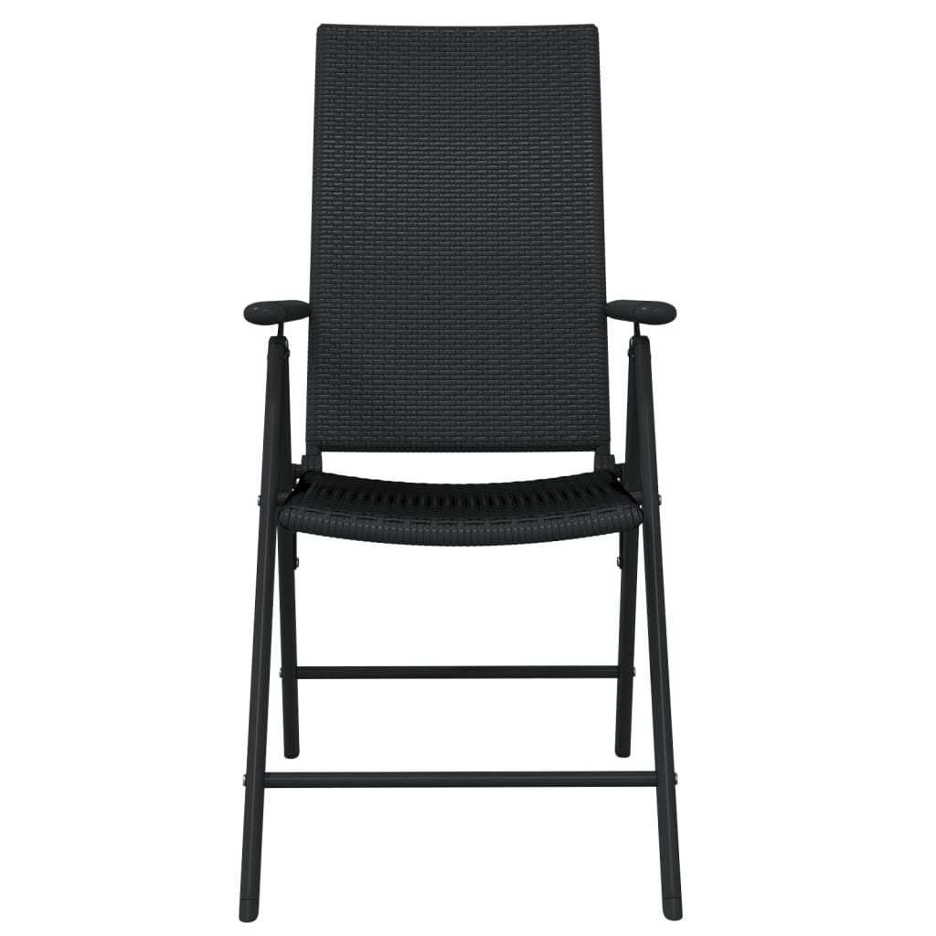 Maison Exclusive - Set da Pranzo da Giardino 7 pz Nero - 4