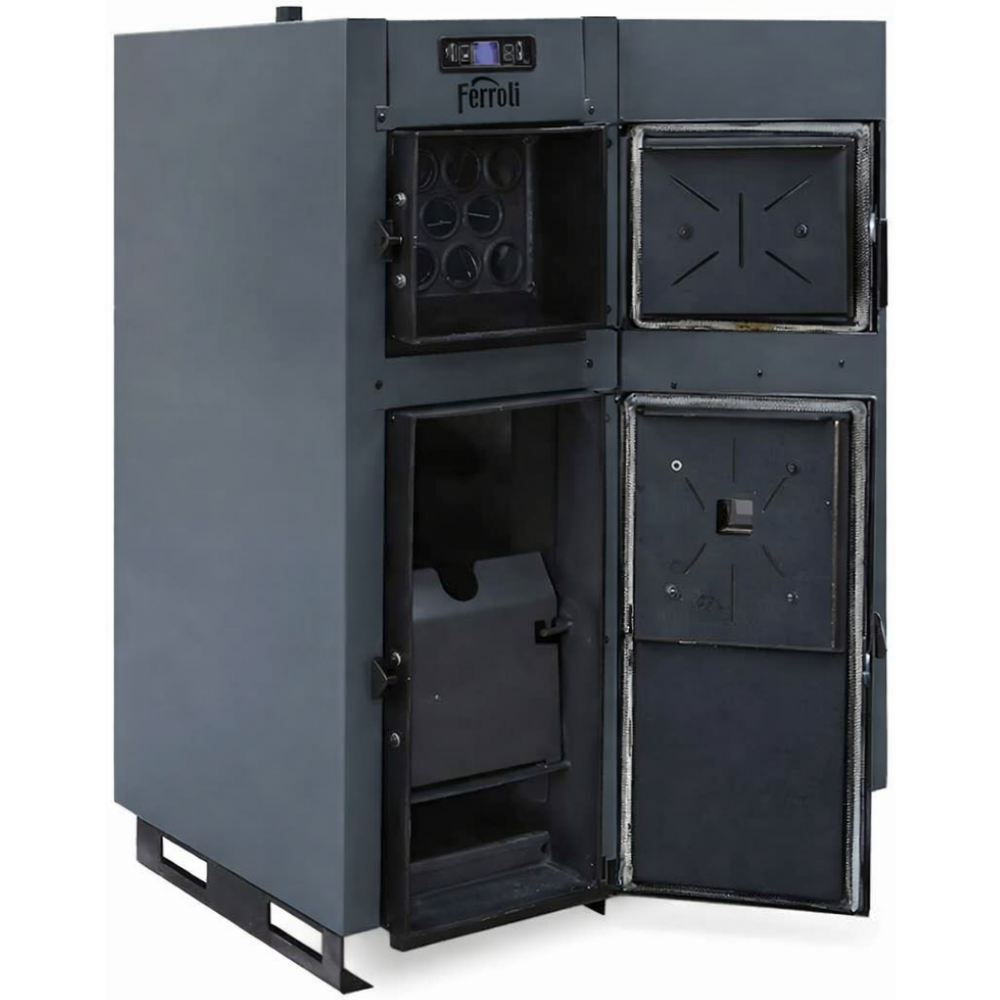 Caldaia combinata legna e pellet BioPellet Combi 50 kW Ferroli - 5