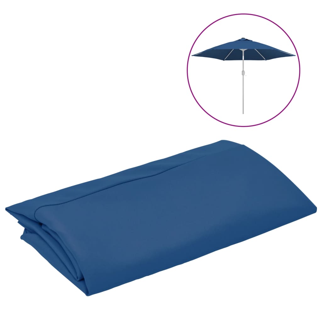Toile De Remplacement Parasol Déporté 300x300cm 3x2m 2x2m - Auvent Imperméable UV Polyester Pour Jardin Terrasse Balcon (Gris, 2x3m)