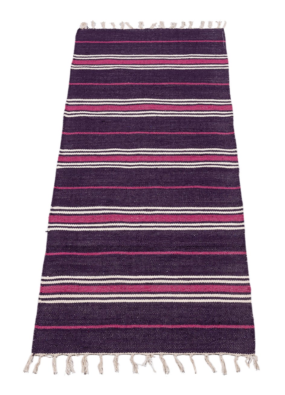 (Można prać w pralce w 30°) Kilim Oryginalny Autentyczny Ręcznie Robiony 140x57 CM