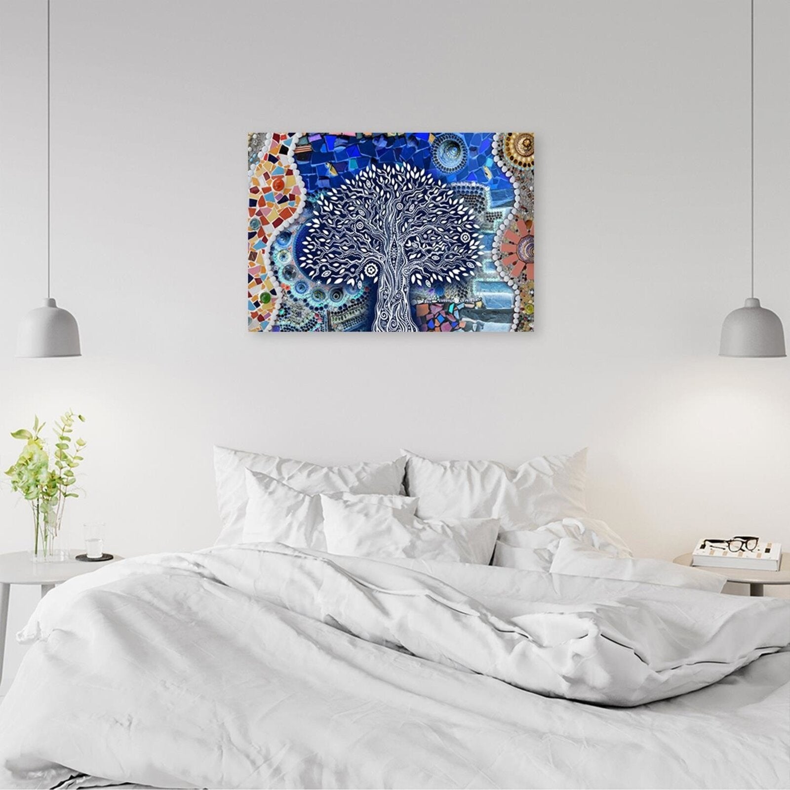 Tableau bois arbre de vie - 120 x 80 cm - 4