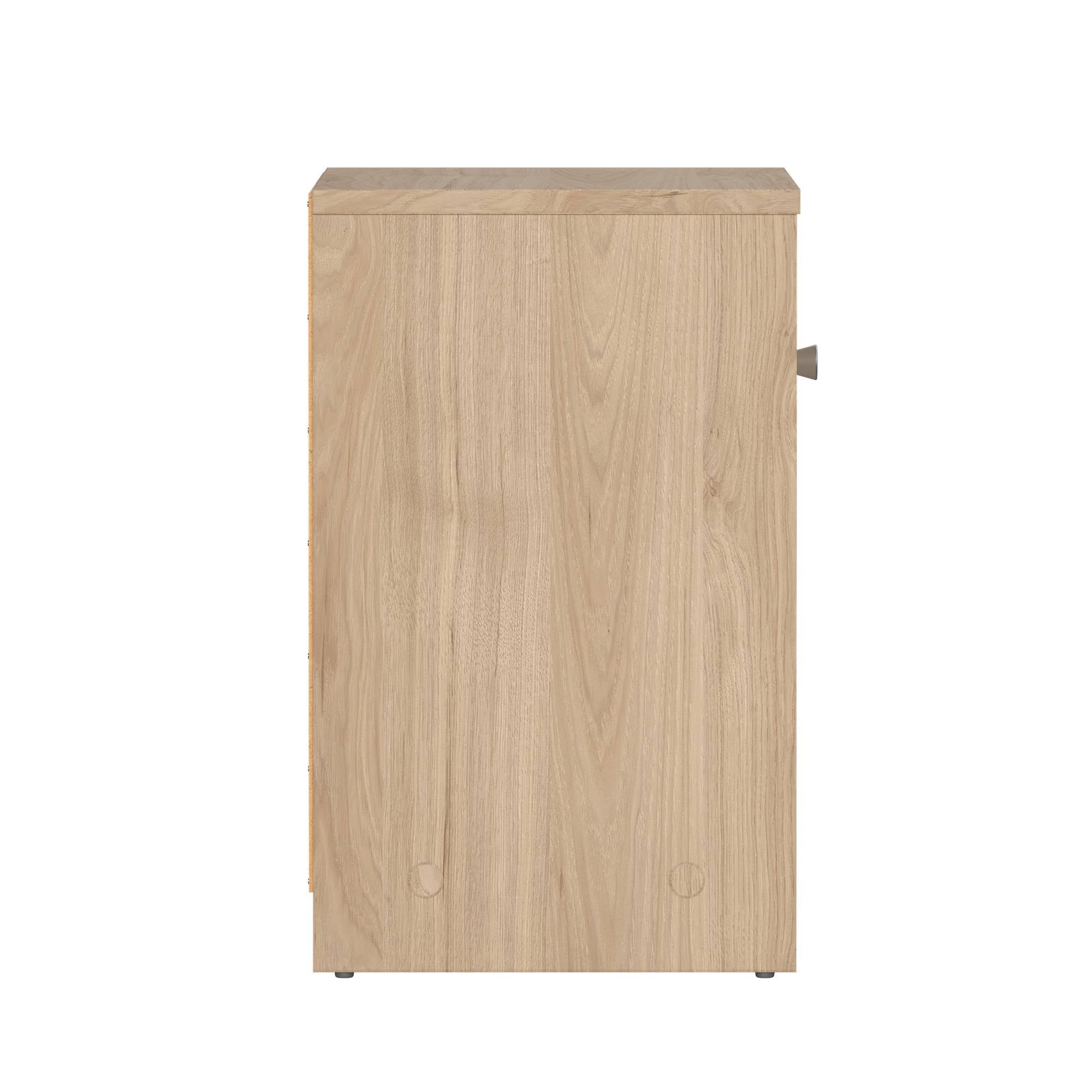 Mesitas de noche Ebro de roble con cajón 37x30x48 cm - 2 muebles - 7