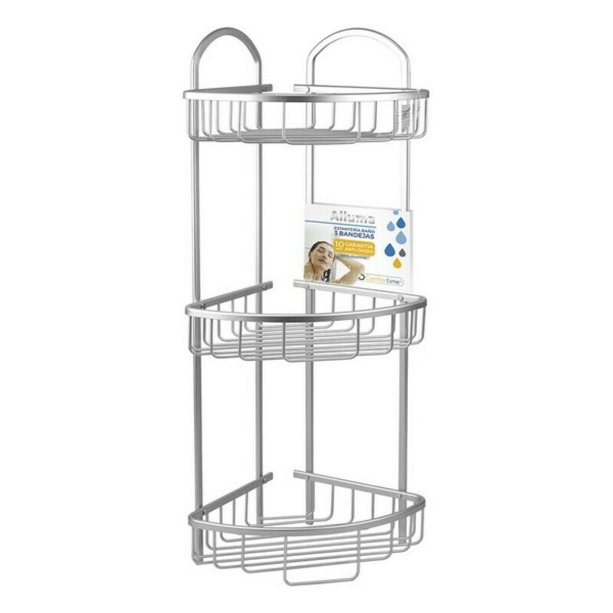 Estanter a de esquina confortime alluma 23 x 23 x 67 5 cm leroy merlin