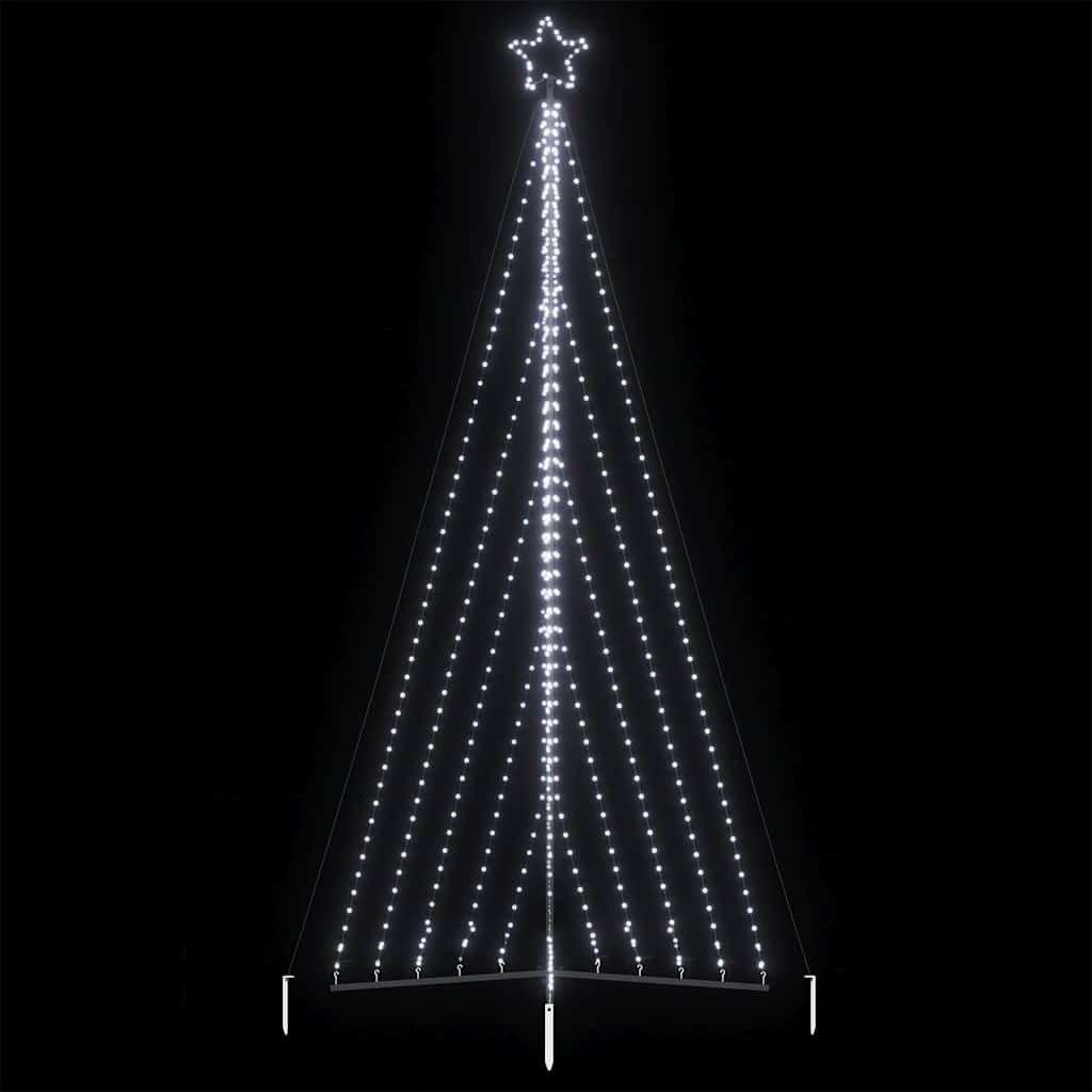 Choinka LED 570 LED Zimna biel 399 cm vidaXL