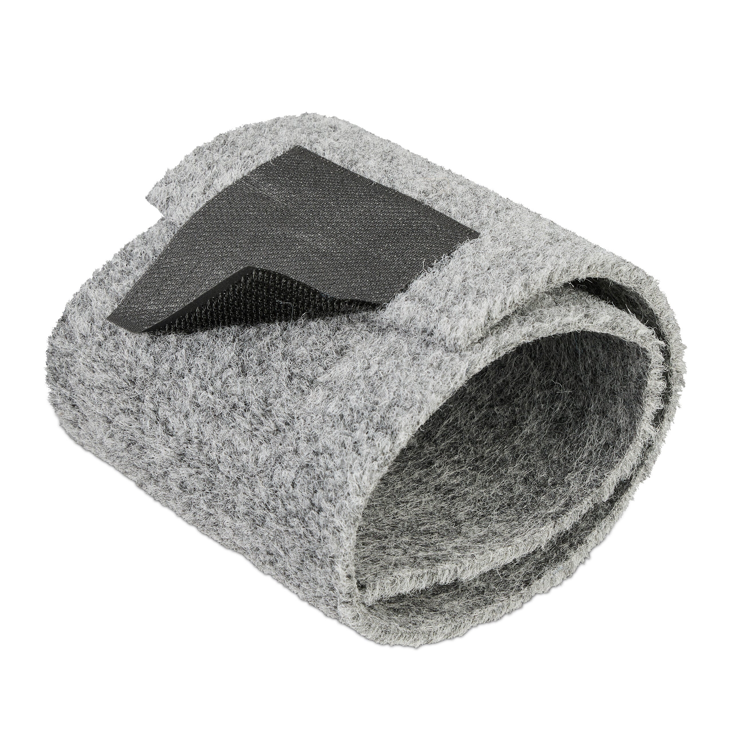 Kit fixation hamac, 2 sangles, mousquetons et tapis de protection, supporte jusqu'à 900 kg, noir/gris, Relaxdays - 8