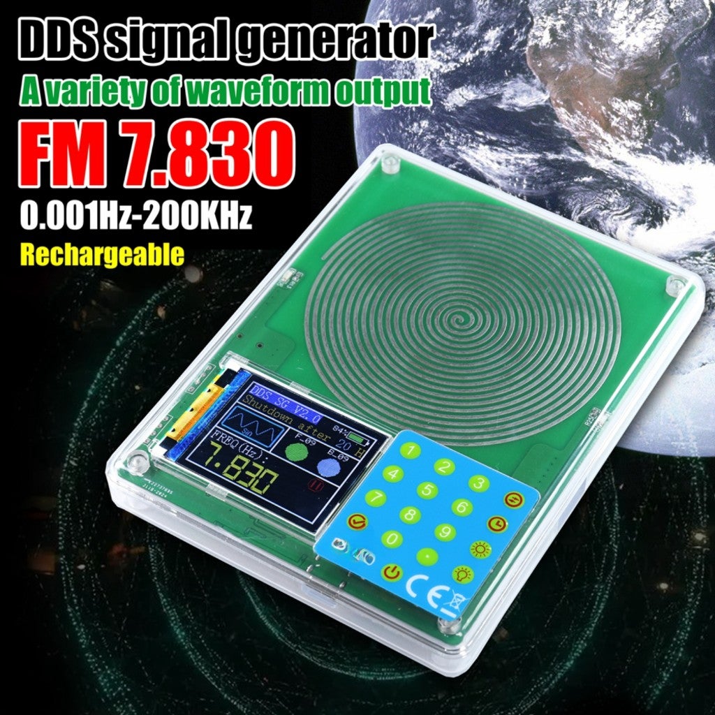 Générateur de signal FG-300 0,001 Hz-200 kHz avec fréquence Schumann 7,83 Hz, appareil de test électronique compact pour atelier - 8