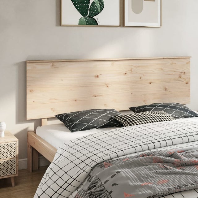 Cabecero de cama madera maciza de pino 204x6x82,5 cm vidaXL