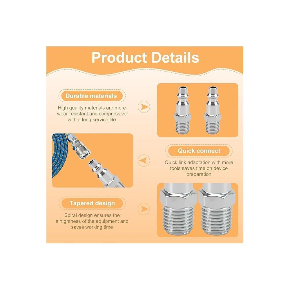 4 pcs raccords rapides 1/4