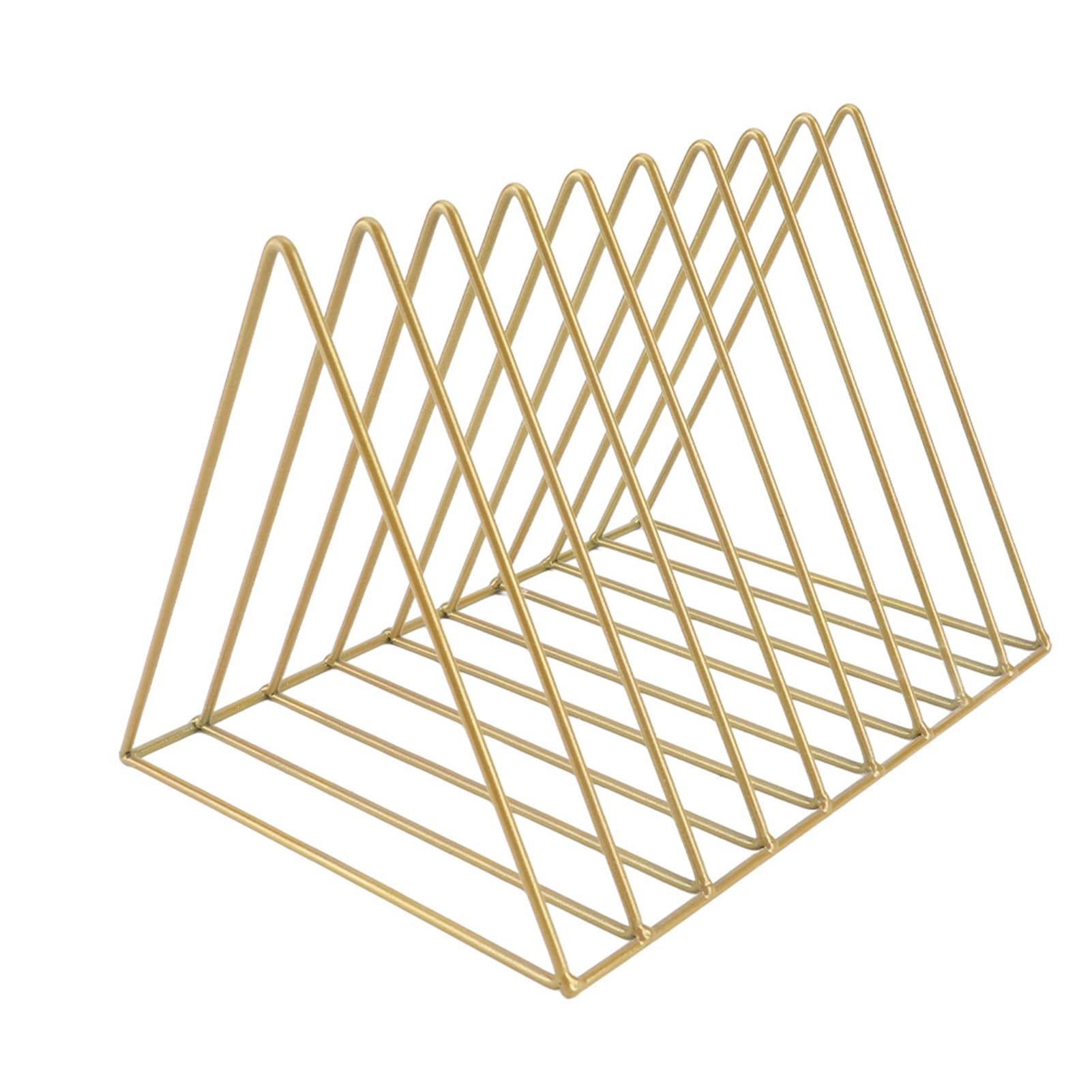 Support de rangement en acier inoxydable pour livres, magazines ...