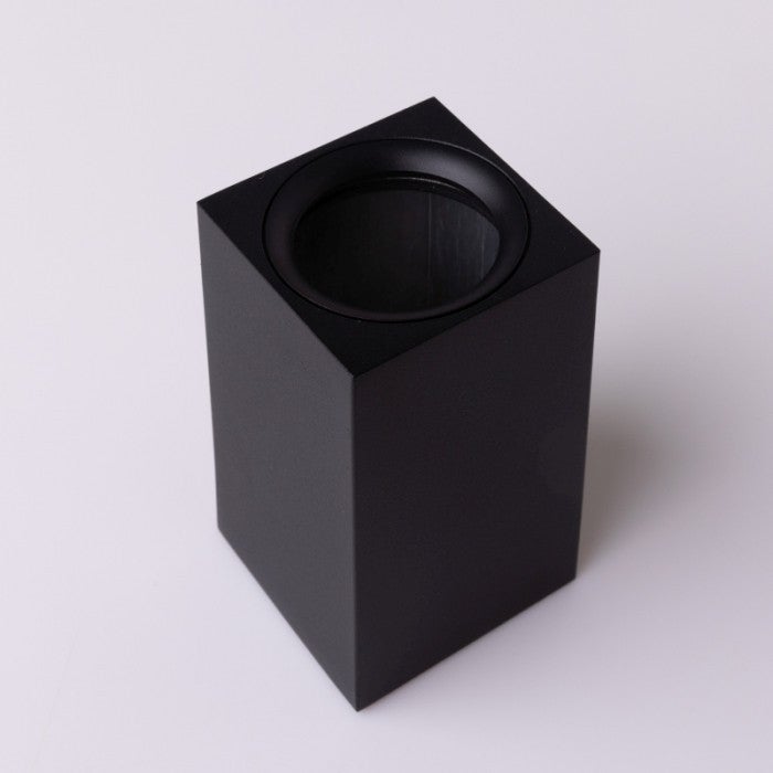 Reflektor sufitowy spot natynkowy Spot kwadratowy czarny 1xGU10x35W wym: 10 x 6 x 6 cm aluminium Ecolight