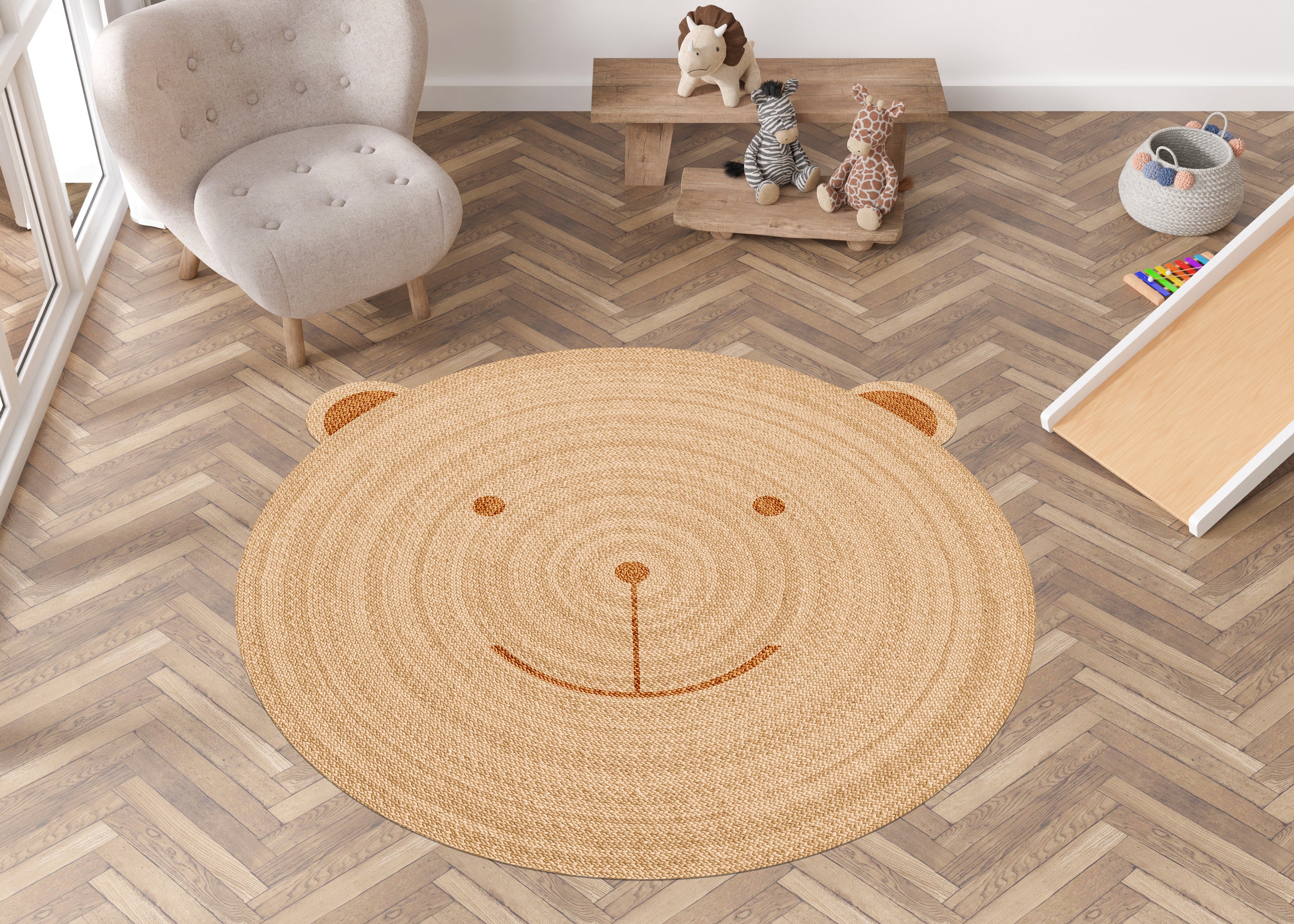 Tapis De Jeu Enfant 150x200 Cm – Ultra Antidérapant, Doux Et Lavable – Idéal Chambre Bébé Ou Enfant