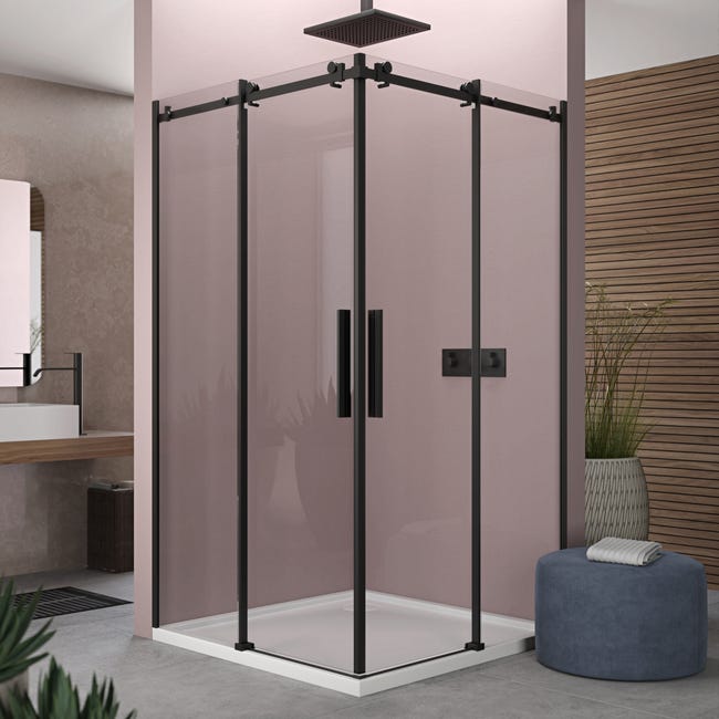 Idralite Cabine Paroi Douche 80x100 H185 Transparent 6mm Mod. Alabama Idralite Cabine Paroi Douche 80x100 H185 Transparent 6mm Mod. Alabama