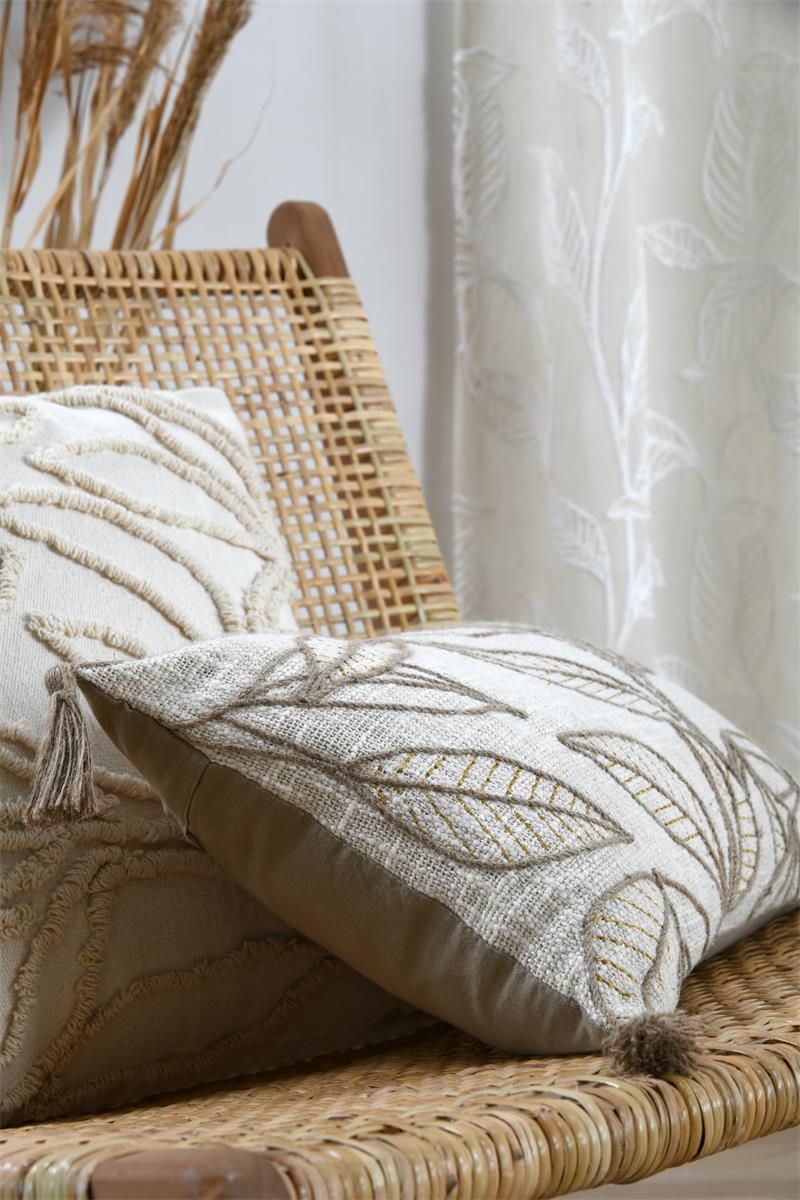 Coussin décoratif HEMERA avec franges, 50 x 30 cm, STOF - 5