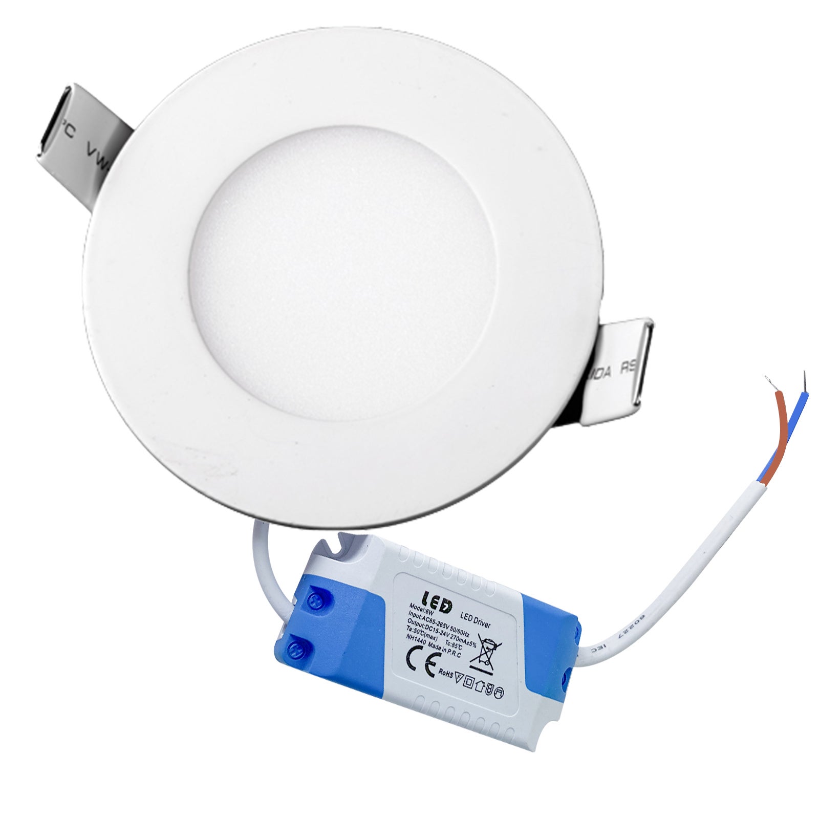 Spot Encastrable Led Downlight Panel Extra-plat 5w Blanc Neutre 4000k - Digilamp - 5