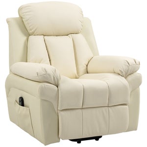 Poltrona Relax Mendler Arles II Con Massaggio, In Pelle Rossa, Altezza Regolabile 99-118 Cm, 8 Punti Massaggio, Telecomando
