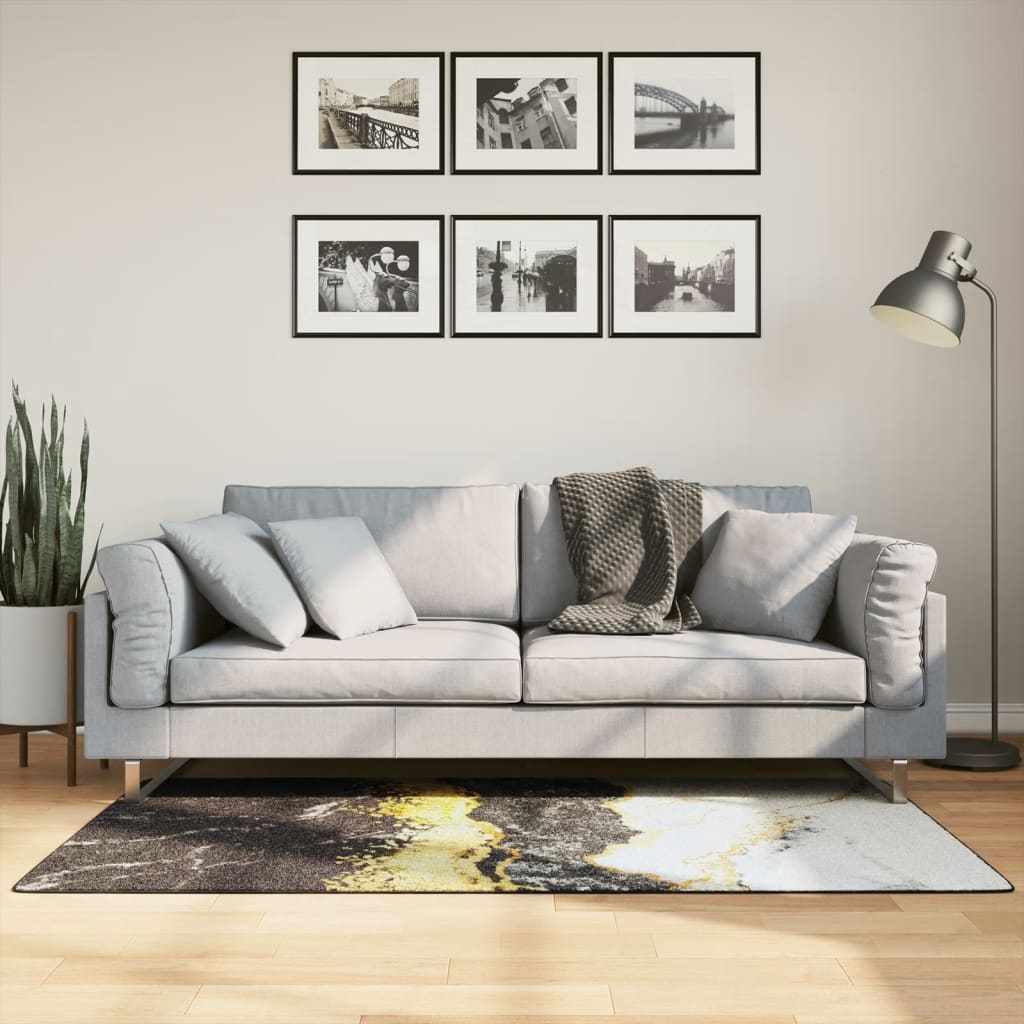 Dywan z możliwością prania, kolorowy, 80x150 cm vidaXL